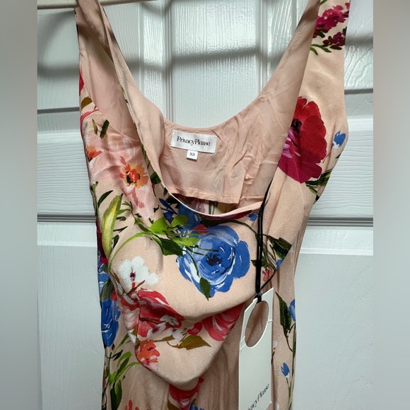NWT Privacy Please Fitted Floral Sleeveless Dress Sz XS Spring - Picture 3 of 4
